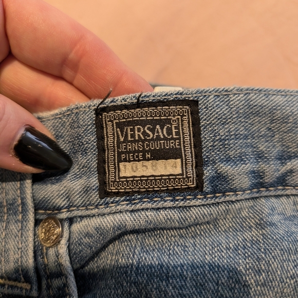 Versace Jeans Couture Denim with Black Leather Patch - Picture 15 of 15